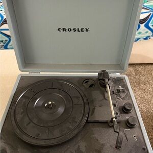 Crosley Black and Gray Turntable